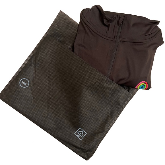 Apple Employee Close Your Rings 2022 Challenge 1/4 Zip Black Pullover Female XL - Picture 4 of 4